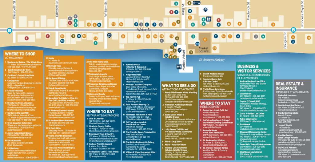 Map Of St. Andrews New Brunswick Fundy Bay Real Estate Group Inc.