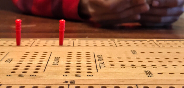 Les and Holly Johnston cribbage