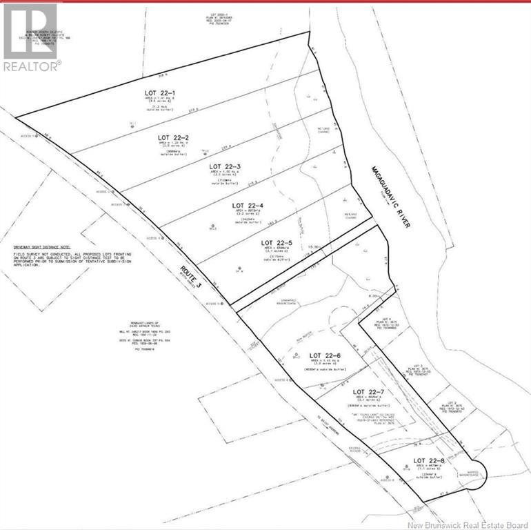 Lot 22-2 Route 3, harvey, New Brunswick