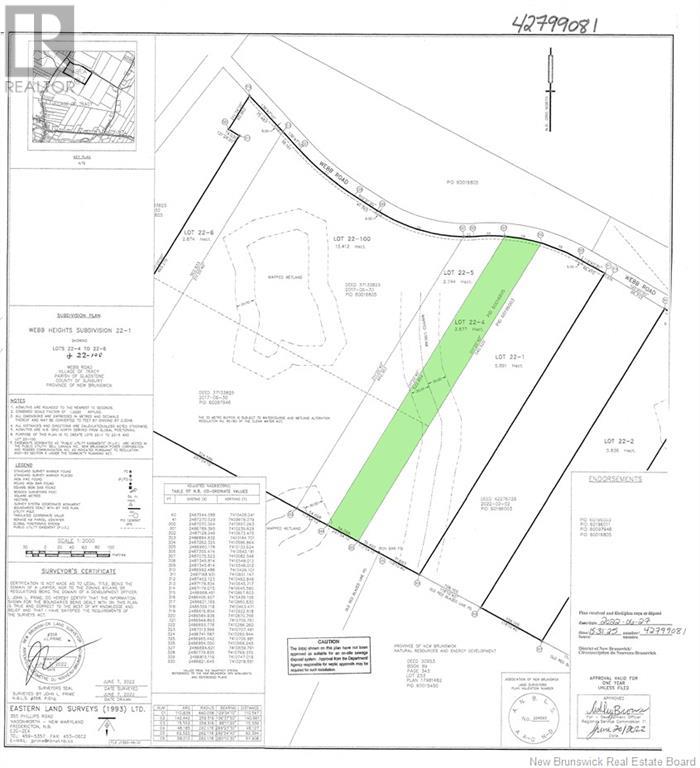 Lot Webb Road, Tracy, New Brunswick  E5L 1B1 - Photo 3 - NB108771